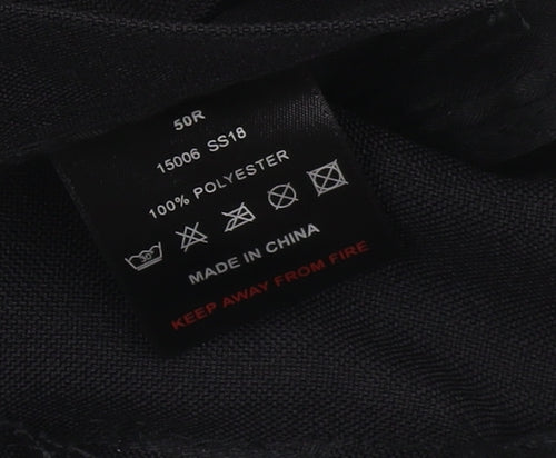 Harvey & Jones Black Men's Trousers Size 50 Regular