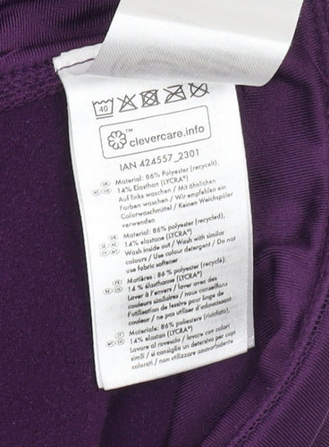 Crivit Women's Purple Athletic Leggings Size M