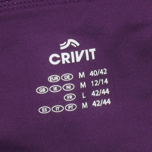 Crivit Women's Purple Athletic Leggings Size M