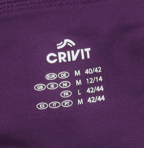 Crivit Women's Purple Athletic Leggings Size M