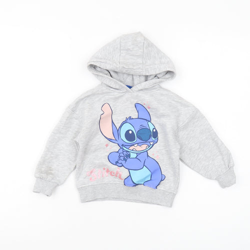 Disney at Primark Grey Stitch Hoodie 18-24 Months - Unisex Baby Jacket