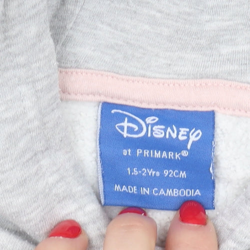 Disney at Primark Grey Stitch Hoodie 18-24 Months - Unisex Baby Jacket