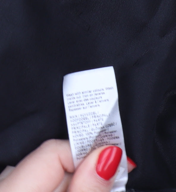 River Island Women's Leopard Print Collared Dress 10