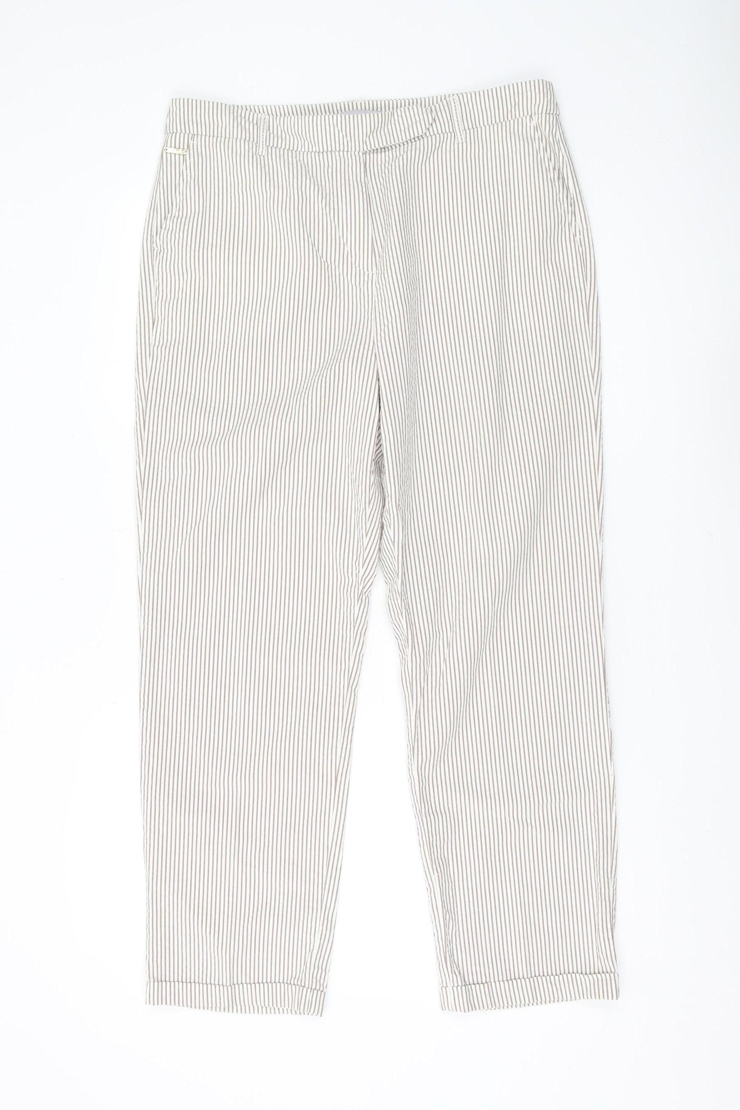 Marks and Spencer Women's Striped Trousers Size 14