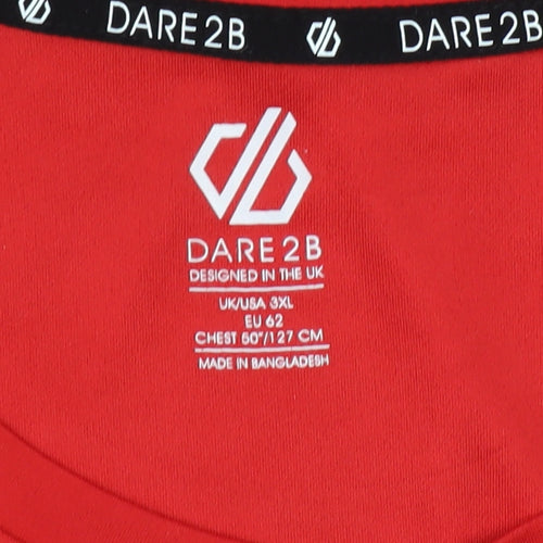Dare 2b Men's Red 3XL Athletic T-Shirt