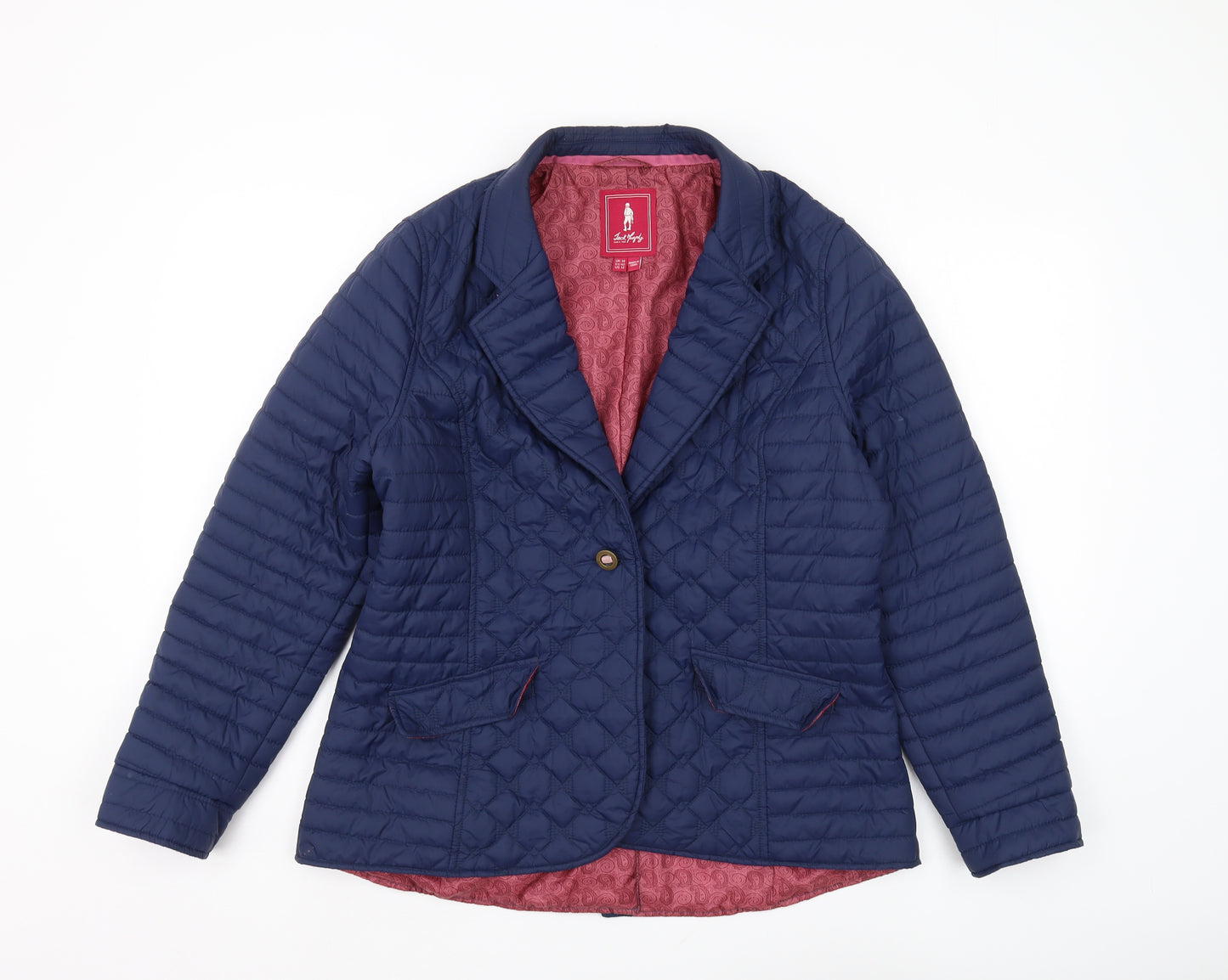 Jack Murphy Women's Blue Quilted Jacket Size 14