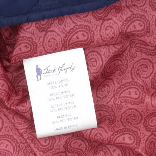 Jack Murphy Women's Blue Quilted Jacket Size 14