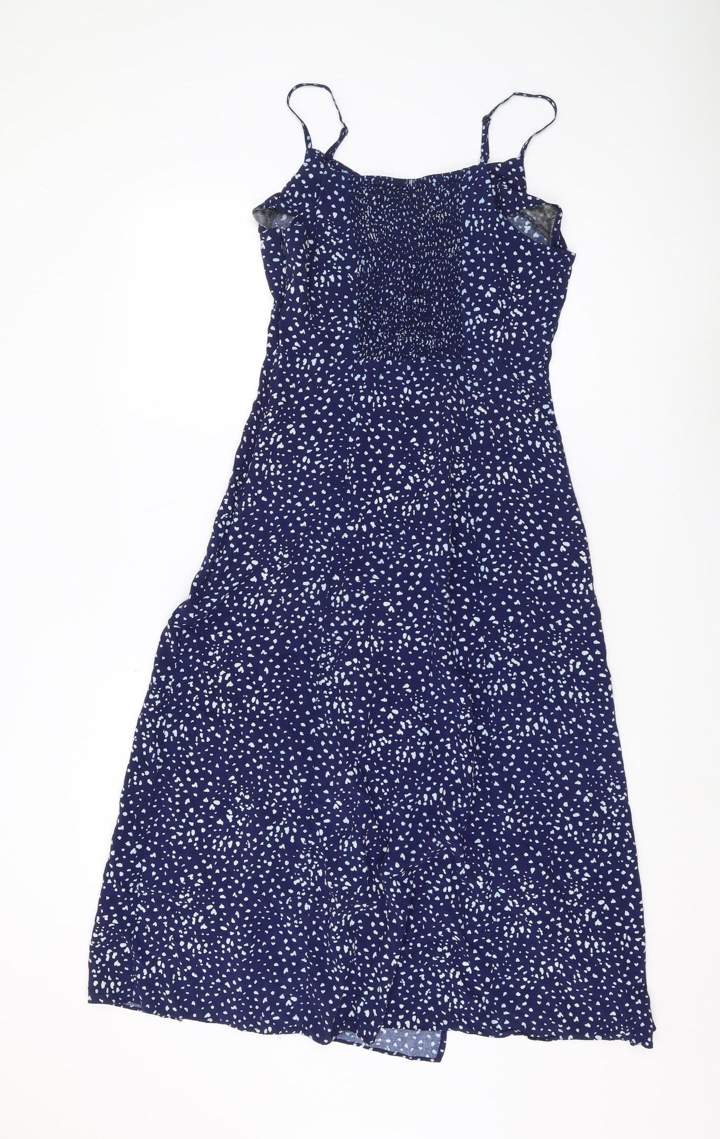 Dusk Women's Blue Geometric Slip Dress Size 8