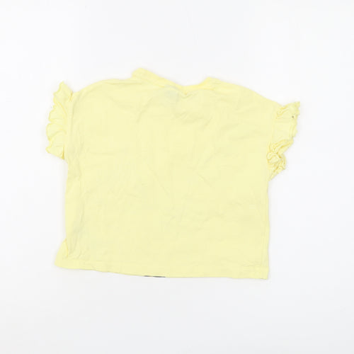 Disney Girls Yellow Winnie the Pooh T-Shirt, 5-6 Years