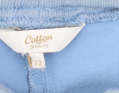 Cotton Traders Blue Straight Jeans, Size 12 Women's