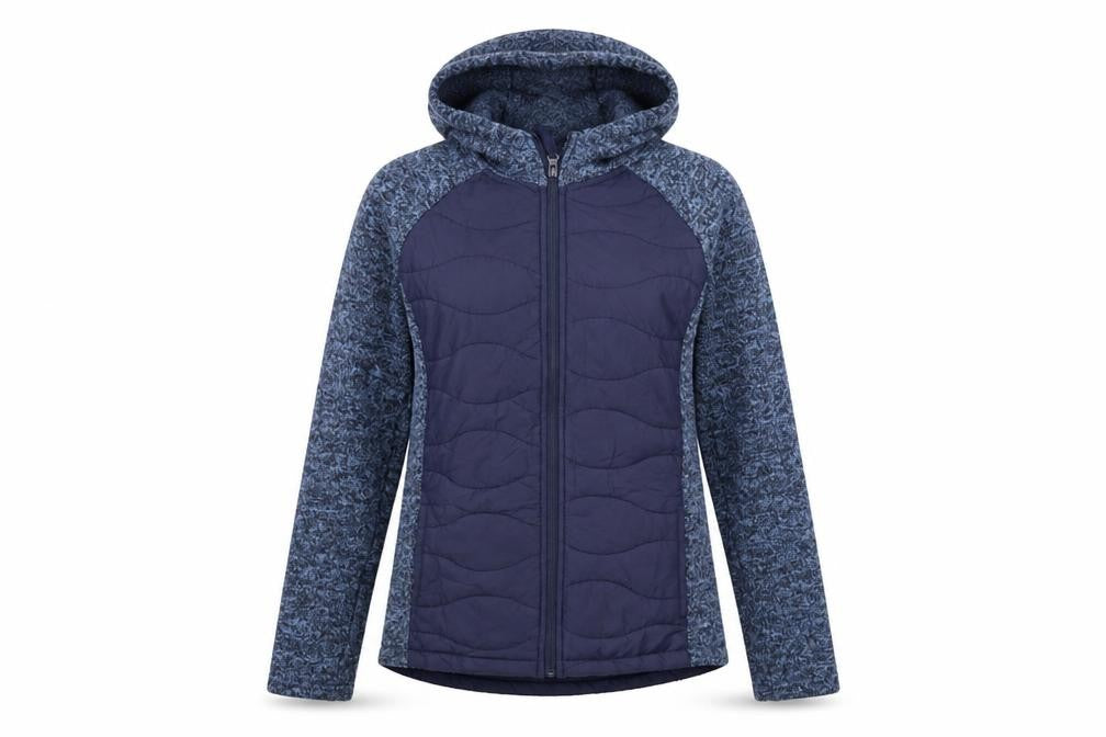 Mountain Warehouse Women's Blue Hooded Jacket, Size 4