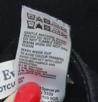 Marks and Spencer Women's Black Bootcut Jeans Size 10