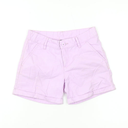 Gap Girls Purple Chino Shorts, 10-11 Years, Regular Fit