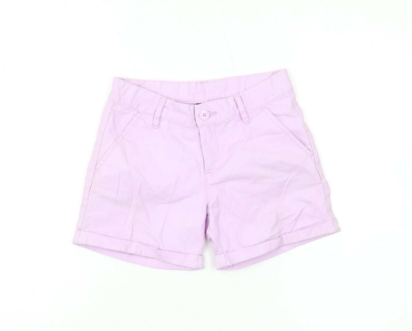 Gap Girls Purple Chino Shorts, 10-11 Years, Regular Fit