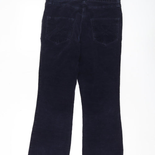 Marks and Spencer Women's Blue Corduroy Trousers