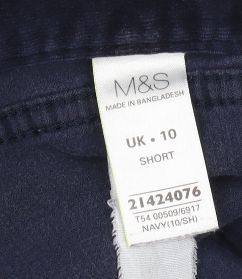 Marks and Spencer Women's Blue Corduroy Trousers