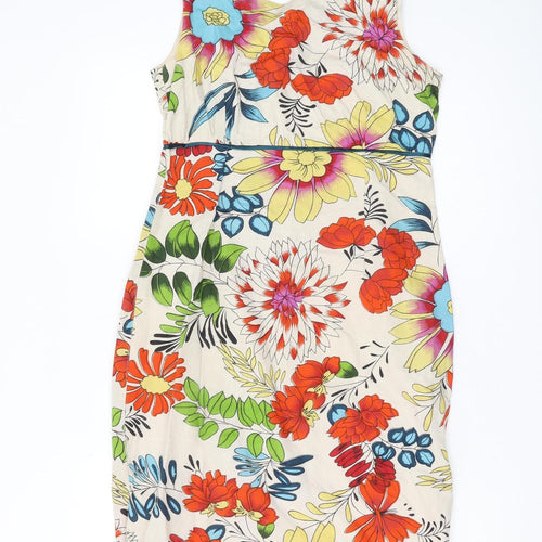 Long Tall Sally Women's Floral Multicoloured Dress, Size 10