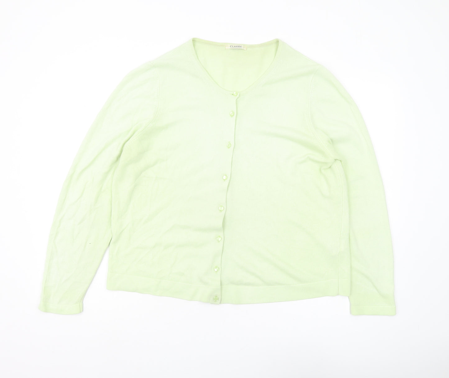 Marks and Spencer Women's Green Cardigan Size 20