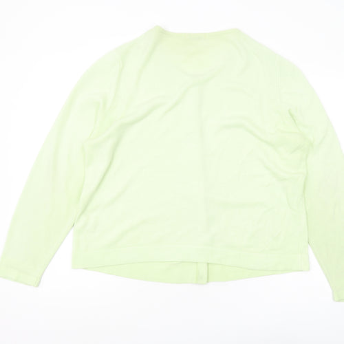 Marks and Spencer Women's Green Cardigan Size 20