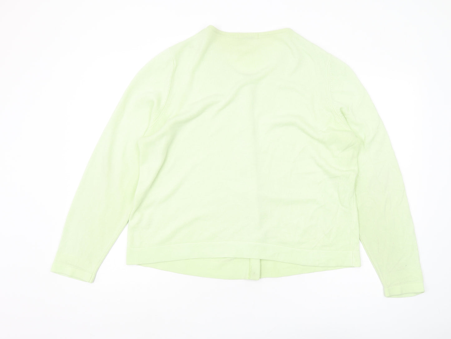 Marks and Spencer Women's Green Cardigan Size 20