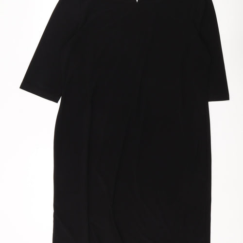 Klass Women's Black Floral Sheath Dress Size 20