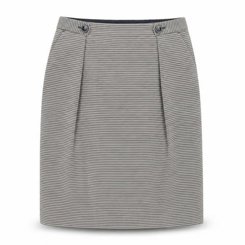 L.K. Bennett Women's Blue Striped Pencil Skirt Size 16