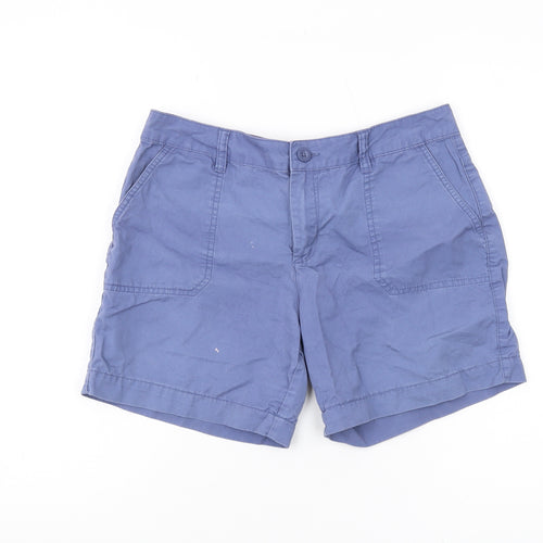 Mountain Warehouse Women's Blue Cargo Shorts Size 10