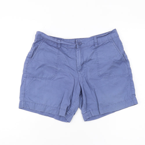 Mountain Warehouse Women's Blue Chino Shorts Size 10