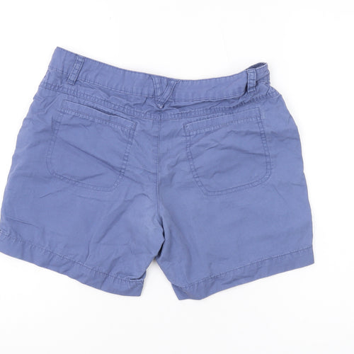Mountain Warehouse Women's Blue Chino Shorts Size 10