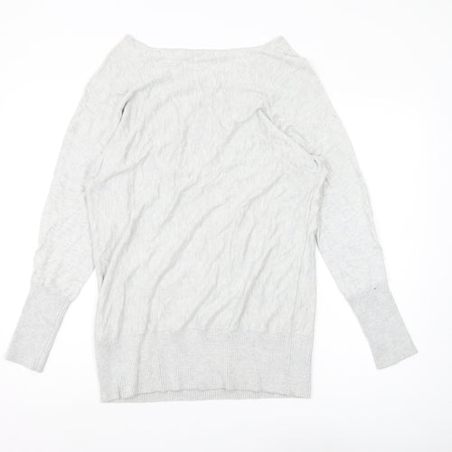 Kaleidoscope Women's Grey Boat Neck Pullover Jumper