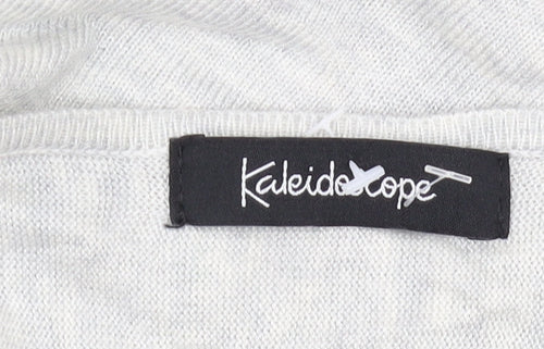Kaleidoscope Women's Grey Boat Neck Pullover Jumper