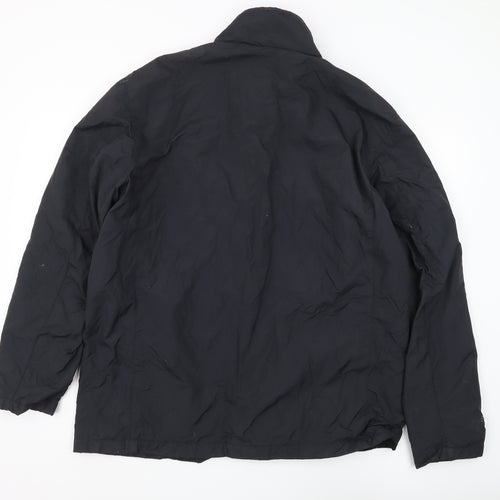 Nickelson Men's Black Military Jacket L Casual