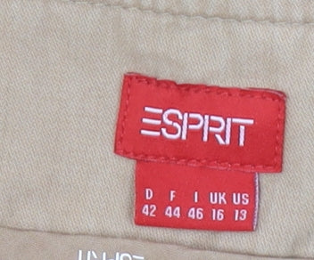 Esprit Women's Beige Cropped Trousers Size 16