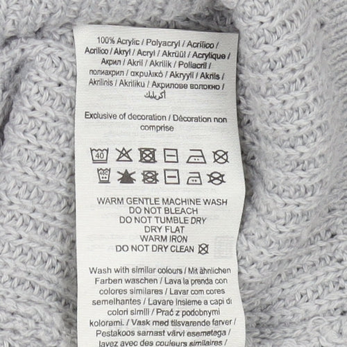 Jack & Jones Men's Grey XL Crew Neck Pullover Jumper