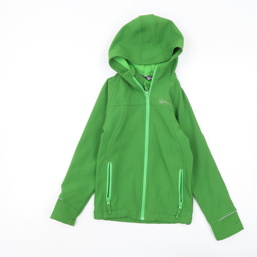 Hi Gear Boys Green Softshell Jacket 7-8 Years