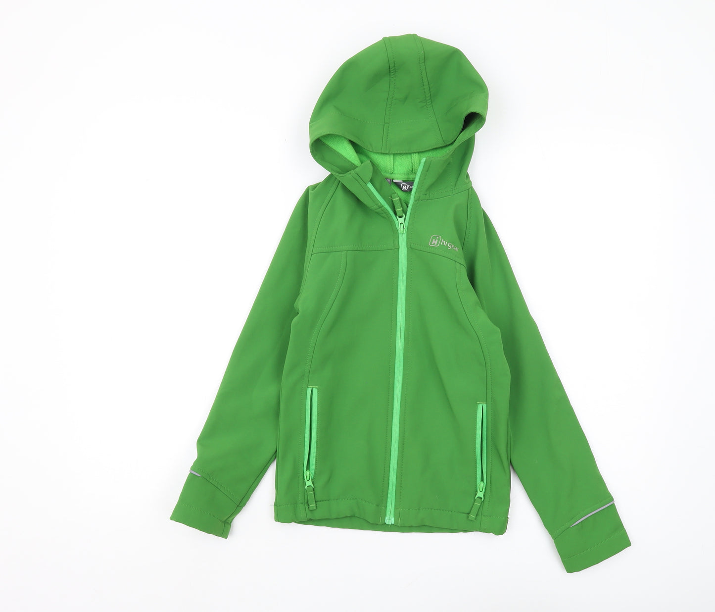 Hi Gear Boys Green Softshell Jacket 7-8 Years