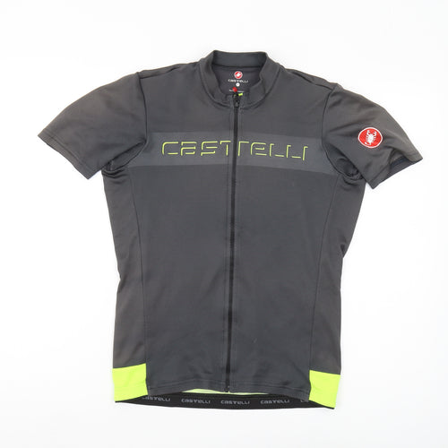 Castelli Men's Black Cycling Jersey M Athletic Fit