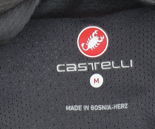 Castelli Men's Black Cycling Jersey M Athletic Fit