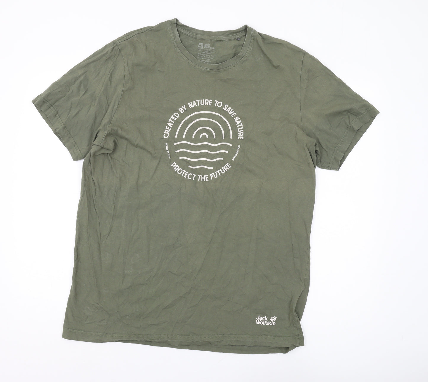 Jack Wolfskin Green Men's XL Graphic T-Shirt