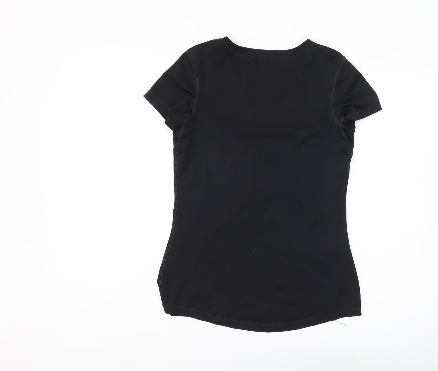 Nike Women's Black Slim Fit Active T-Shirt, M