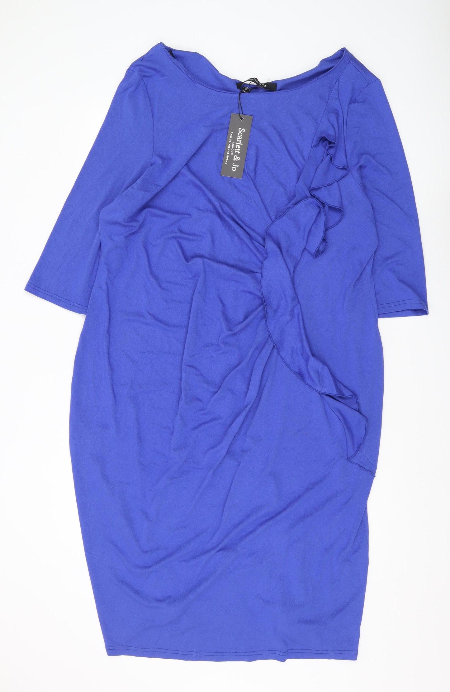 Scarlett & Jo Women's Blue Bodycon Dress, Size 28