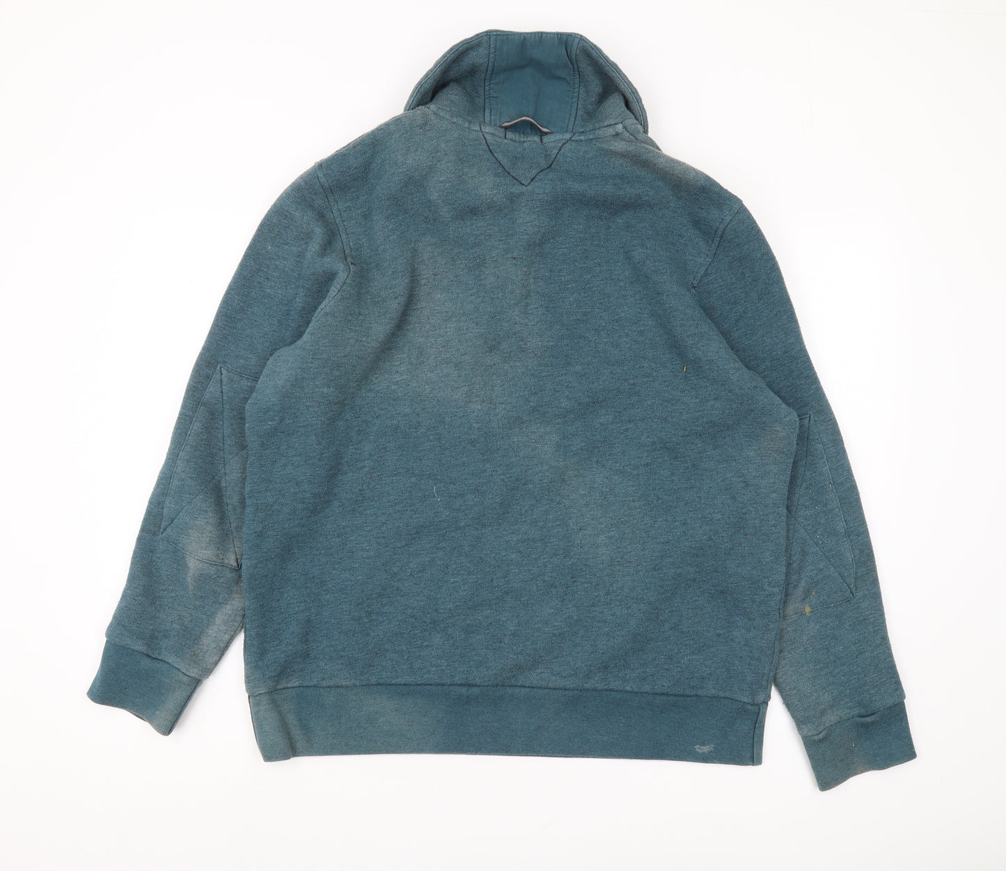 White Stuff Green Henley Sweatshirt, Men's L, Autumn/Winter