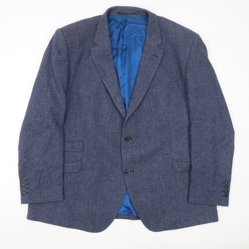 Jimmy Bee Men's Blue Blazer, Size 50S, Classic Jacket