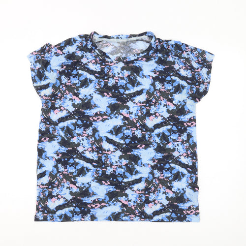 Marks and Spencer Women's Multicoloured Geometric T-Shirt