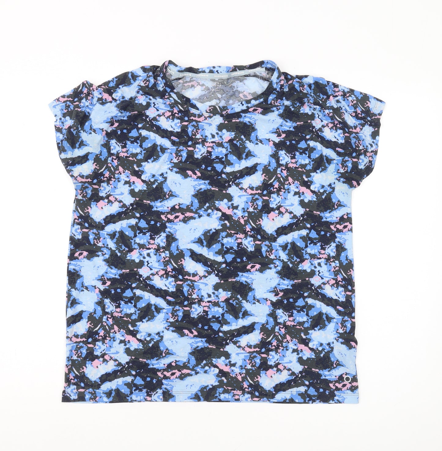 Marks and Spencer Women's Multicoloured Geometric T-Shirt