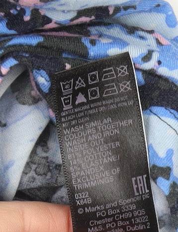 Marks and Spencer Women's Multicoloured Geometric T-Shirt
