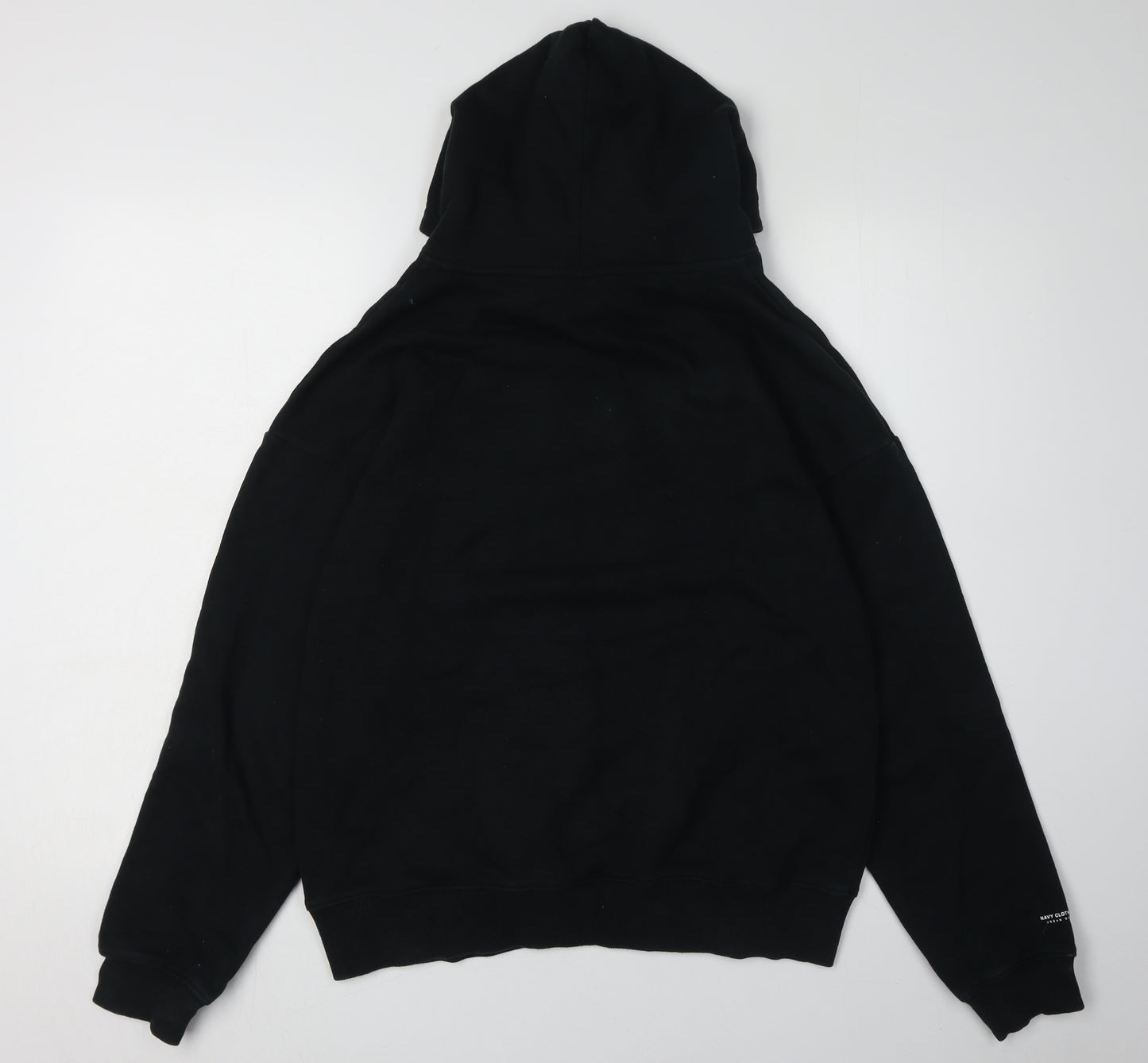 NAVY CO LTD Black Unisex Pullover Hoodie S