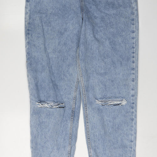 ASOS Design Women's Blue Mom Jeans, Size 10, High Rise