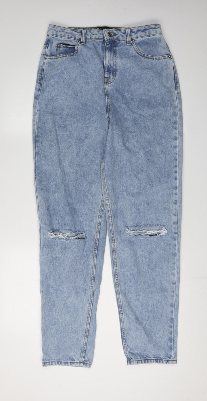 ASOS Design Women's Blue Mom Jeans, Size 10, High Rise