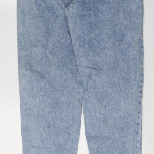 ASOS Design Women's Blue Mom Jeans, Size 10, High Rise